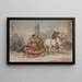 Cocher de Varsovie - Juliusz Kossak — gerahmtes Bild an der Wand