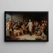 Washington am Indianerrat - Junius Brutus Stearns — gerahmtes Bild an der Wand