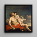 Jupiter und Ganymed - Nicolaes van Helt Stockade — gerahmtes Bild an der Wand