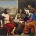 Jupiter und Merkur bei Philemon und Baucis - Andrea Appiani — in einem Innenraum präsentiert