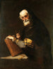 Ein vermuteter Philosoph, der Archimedes sein soll - Jusepe de Ribera — Ansicht des Kunstwerks