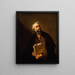 Ein Philosoph - Jusepe de Ribera — gerahmtes Bild an der Wand