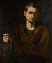 Saint Philippe in halber Körperhaltung, der ein Kruzifix hält - Jusepe de Ribera — Ansicht des Kunstwerks