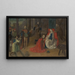 L'Adoration des mages - Juste de Gand — gerahmtes Bild an der Wand