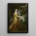 Portrait de Marie Louise Gonzaga 1611-1667 future reine de Pologne - Juste van Egmont — gerahmtes Bild an der Wand