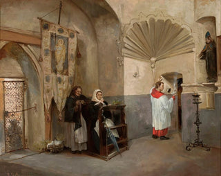 Innenansicht der Kapelle der Drei Könige in der Bernardinerkirche in Vilnius - Józef Bazukiewicz — Ansicht des Kunstwerks