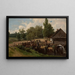 Mühle - Józef Brodowski — gerahmtes Bild an der Wand