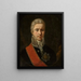 Portrait des Voivoden von Miczyński - Józef Brodowski — gerahmtes Bild an der Wand