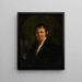 Portrait von Mikołaj Tyrchowski, Professor an der St. Annes Sekundarschule - Józef Brodowski — gerahmtes Bild an der Wand