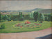 Parterre de fleurs devant le manoir - Józef Mehoffer — Ansicht des Kunstwerks