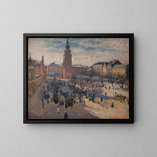 Jzef Mehoffer - Main Market Square in Krakow.webp