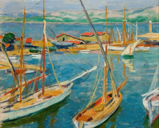 Hafen von Saint-Tropez - Józef Pankiewicz — Ansicht des Kunstwerks
