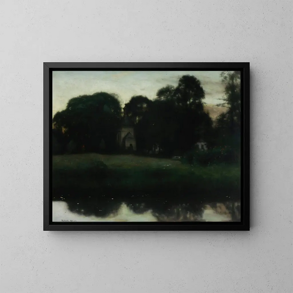 Park in Duboy - Józef Pankiewicz — gerahmtes Bild an der Wand
