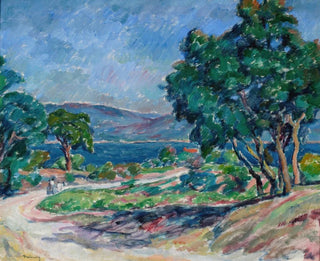 Route nach Saint-Tropez - Józef Pankiewicz — Ansicht des Kunstwerks