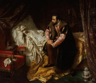 Jzef Simmler - Death of Barbara Radziwi.webp