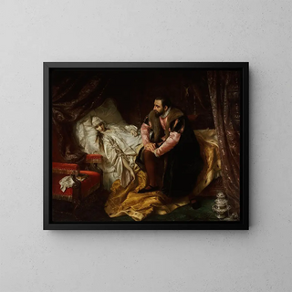 Jzef Simmler - Death of Barbara Radziwi.webp