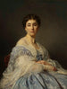 Portrait der Ehefrau der Generäle Aleksandra Zatler - Józef Simmler — Ansicht des Kunstwerks
