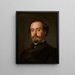 Portrait de Juliusz Kossak - Józef Simmler — gerahmtes Bild an der Wand