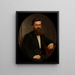 Portrait von Ksawery Skrzyński - Józef Simmler — gerahmtes Bild an der Wand