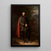Portrait de Ludwik Mycielski - Józef Simmler — gerahmtes Bild an der Wand