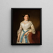 Portrait de Mademoiselle Pisarzowska - Józef Simmler — gerahmtes Bild an der Wand