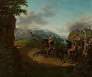 Jzef Sonntag - Kozietulski leading a squadron in the Somossiera Gorge.webp