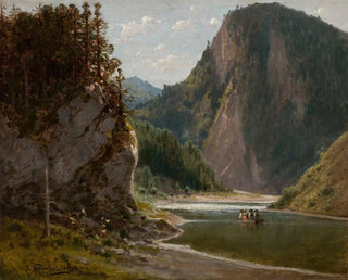 Jzef Szermentowski - The Dunajec River in the Pieniny Mountains.webp