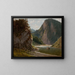 Die Dunajec-Fluss in den Pieniny-Bergen - Józef Szermentowski — gerahmtes Bild an der Wand