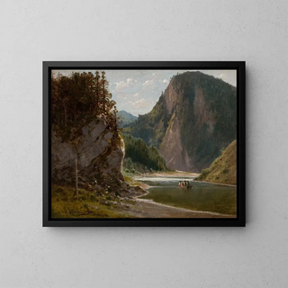 Jzef Szermentowski - The Dunajec River in the Pieniny Mountains.webp