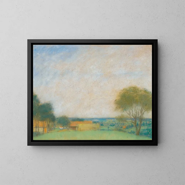 Landschaft Ungarn - József Rippl-Rónai — gerahmtes Bild an der Wand
