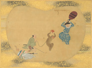 Performances de singes kygen - Kanō Tsunenobu — Ansicht des Kunstwerks