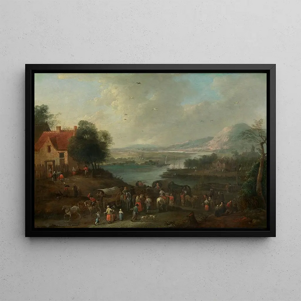 Karel Breydel - Landscape with Figures.webp