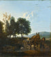 Landschaft mit Maultiertreiber - Karel Dujardin — Ansicht des Kunstwerks