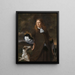Portrait eines Mannes - Karel Dujardin — gerahmtes Bild an der Wand