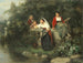 Erwartung eines Bissens - Karel Frans Philippeau — Ansicht des Kunstwerks