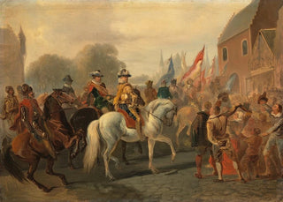 Karel Frederik Bombled - De zegevierende terugkeer van Maurits in Den Haag Anno 1591.webp