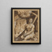 Der gute Dieb - Karel van Mander — gerahmtes Bild an der Wand