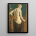 Toilette - Karel Pilař — gerahmtes Bild an der Wand
