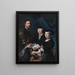 L'artiste avec sa famille - Karel van Mander III — gerahmtes Bild an der Wand