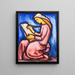 Conception de vitraux I - Karin Luts — gerahmtes Bild an der Wand