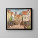 Allee in der historischen Stadt Marburg - Karl Armbrust — gerahmtes Bild an der Wand