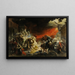 Der letzte Tag von Pompeji - Karl Bryullov — gerahmtes Bild an der Wand