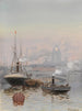 Ansicht der Kathedrale von Kasan vom Neva - Karl Eduardovich Geftler — Ansicht des Kunstwerks