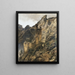 Schlucht mit Ruinen - Karl Friedrich Lessing — gerahmtes Bild an der Wand