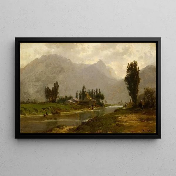 Karl Girardet - Mill near Weesen.webp