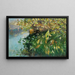 Teich im Wald - Karl Hagemeister — gerahmtes Bild an der Wand