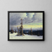 Winter - Karl Hauptmann — gerahmtes Bild an der Wand