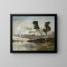 Sonnenuntergang - Karl Heffner — gerahmtes Bild an der Wand