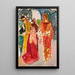 Der Christus und die Ehebrecher - Karl Isakson — gerahmtes Bild an der Wand