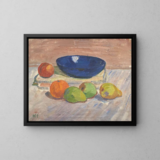 Karl Isakson - Still Life With Blue Bowl And Fruits.webp